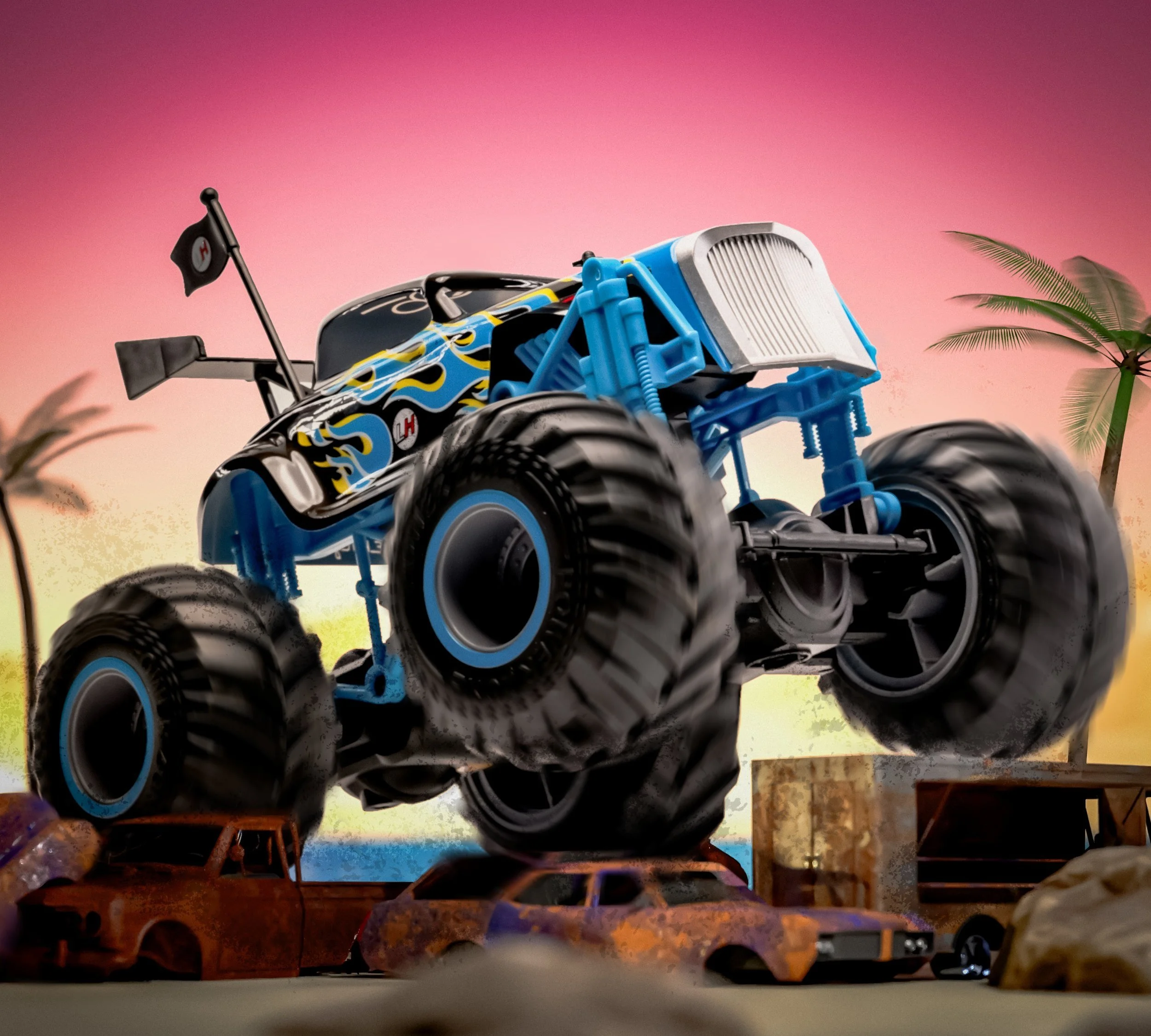 レインボー☆スモーキーシトリン☆ブルーエンジェルラダー六角柱ファントムA1072 Beach Bash Wheelers — Welcome to LITEHAWK
